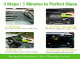 3PCS Upgraded Reusable Windshield Oil Film Remover for Car, Truck, RV and All Glass Surfaces V1366-AZ2-W-11607