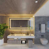 700x900mm LED Bathroom Mirror RGB Anti-Fog Aluminum V178-66834