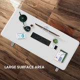 FORTIA Sit To Stand Up Standing Desk, 150x68cm, 72-118cm, Height Adjustable, 50kg Rated, Matte V219-ADKSSTFO5WTSA