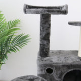 CATIO Chipboard Flannel Cat Scratching Tree - Abstract Deluxe 50x50x127cm V390-C200226
