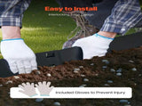 Steel Landscape, 5 Packs 990 x 207 mm Rust-Resistant Metal Landscape, Bendable Garden V952-DXGJSPZ5PCS3W4HOLV0