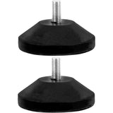2 Pcs M10 Adjustable Rubber Furniture Feet for Chair and Desk with Non Slip Base V1192-AZ-W-21344