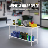 Stainless Steel Prep Table, 24 x 72 x 34 Inch, Heavy Duty Metal Worktable with 3 Adjustable Height V952-CFBXGGZTLCWJFVL3YV0