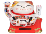 Ceramic Wealth Welcoming Cat Ornament Desktop Fortune Cat Craft for Home Shop Store Business V1294-YM0523-3115210229913