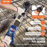 VEVOR 1500W Electric Hydraulic Rebar Bender up to 3/4 Inch #6 Rebar V952-STSDDGJWQJ20YZTK6V3