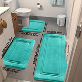 Bathroom Rug Set Bathroom Accessories Absorbent Rug Soft Rug Bathroom Decor - Camel - Size 01 V1102-113-75998-CML-01