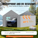Carport Replacement Canopy Cover Side Wall 6 x 3.6 m, Garage Tent Shelter Tarp Heavy-Duty Waterproof V952-CKPB12X20FTHJ9ULEV0