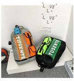 Green And Black Stylish Sports Backpack with Contrast Pockets - Unisex Gym Bag for Badminton & V888-ELOSUNG23891