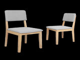 Levede Dining Chairs 6 Upholstered Kitchen Chair CH1143-2-NTX3