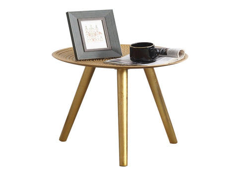 Levede Side Table Coffee Bedside End Golden CH1036-40X40-GD_NZ