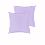 PepperMIll Satin European Pillowcases LILAC V442-END-PILLOWC-SATIN-LILAC-EU