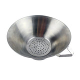 French Fries Oil Strainer 304 Stainless Steel Grease Funnel Food Draining Bowl with Oil Catcher for V1294-YM0901-3118250179911