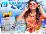 Household Manual Ice Crusher Transparent Multi-Purpose Hand Shaved Ice Machine V1370-AZ4-19674