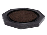 Bamboo Tea Tray Teapot Mat Serving Tray Coaster Kitchen Tea Ceremony AccessoriesBrown Octagonal V1294-YM0901-3118210075911
