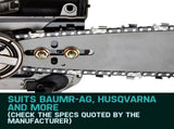 2 X 10 Baumr-AG Chainsaw Chain Bar Replacement for SX25 25CC Arborist Saws V219-CHNCHABMRA10D