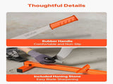 304.8mm Vinyl Floor Cutter, 10mm Thick Laminate Flooring Cutter with Cutting Angle Guide, Rubber V952-QXSDBQGJ12IN3B4GH001V0