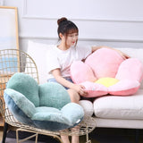 SOGA 2X Pink Whimsical Big Flower Shape Cushion Soft Leaning Bedside Pad Floor Plush Pillow Home SCUSHION082X2