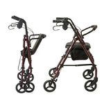 Orthonica Foldable Steel Frame Rollator 4-Wheel Walker FRW-MAS-30-STL