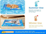 Glow Pad for Cats - 24in Light-Up Water Play Mat with LED Fish Toys, Spill-Resistant Thickened PVC V1366-AZ2-W-11407