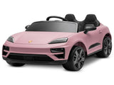 Kahuna Pink Porsche Macan Turbo EV Kids Ride On Car 12V Electric Car CAR-PSCH-666-PK