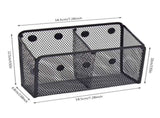 Magnetic Pen Holder, Heavy Duty 2 Slot Mesh Pencil & Marker Organizer Desk, Extra Strong Magnets V1189-LWWAL-20260401-06075