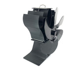 6 Blades Wood Stove Fan, Flame Model Silent Motors Heat Powered Fireplace Fan, for Gas, Pellet, V1370-AZ4-05926