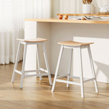 Artiss 2x Bar Stools Wooden Chairs Oak FUR-S-BAR-CHR-01-WDX2