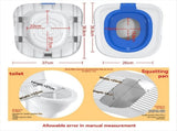 Cat Toilet Training Kit, Universal Reusable Cat Toilet Trainer, Cat Toilet Training Seat Tool for V1369-AZ3-W-11993