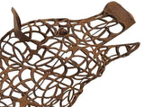 Jolly Pig Metal Wall Art 49cm V637-71614PIG