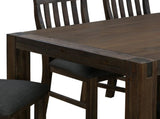 Dining Table 210cm Large Size with Solid Acacia Wooden Base in Chocolate Colour V43-DT-NOW-CH-L