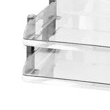 Desk File Letter Tray Layered Classified Documents Rack Acrylic Office Storage Rack Transparent 2 V1294-YM0626-3117220312913