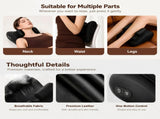 Wireless Neck Shoulder Massage Pillow with Heat, Ergonomic Shiatsu Kneading Cushion for Office Home V1341-ZY-PR8MJZLE-BLACK