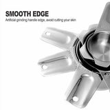 13-piece Measuring Cups and Spoons Set,18/8 Stainless Steel Heavy Duty Ergonomic Handle with Ring V1192-AZ-W-31890