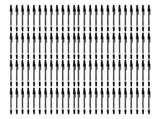 Ballpoint 12/24/50/100Pcs Office Ball Point with Refills, Blue/Black/Redness Inks, Writing V1370-AZ4-12869