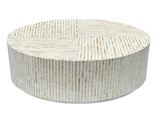 PURIST MOTHER OF PEARL HAND MADE COFFEE TABLE V742-FEH1