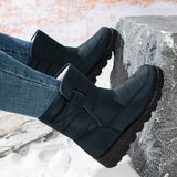 Women's Waterproof Snow Boots, Warm Fleece-Lined Winter Boots with Non-Slip Outdoor Sole for Cold V1189-LC-DG-00247