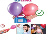 Premium Electric Balloon Pump Double Nozzle Helium-Free Inflator for Parties V1263-JX-5535