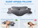 Ergonomic Cervical Neck Support Pillow, Memory Foam Contour Bed Pillow for Side Sleepers and Neck V1189-LC-AMZ-00274