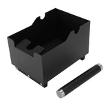 Coffee Knock Box With Removable Knock Bar Steel Coffee Grounds Knock Box Container Bin Black V1294-YM0901-3118240216411