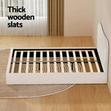 Artiss Bed Frame Queen Size Boucle DARA BFRAME-H-DARA-Q-WH-ABC