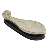 Incense Holder Embossed Ceramic Incense Stick Coil Burner Tray Desktop Decoration V1294-YM0718-3115210003411