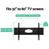 Artiss TV Wall Mount Bracket for 32"-80" LED LCD Full Motion Dual Strong Arms TV-MOUN-B-DOUB-36BT