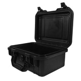 Portable Black Plastic Tool Box Organizer with Handle, Storage Case for Easy Carrying and Tool V1192-AZ-W-32841