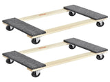 Furniture Dolly, 454kg Each Load Capacity, 2 Packs, 457.2x762mm, 8x76mm PP Swivel Casters, Heavy V952-WGC1830INCHMZV40OV0