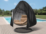 420D Patio Egg Chair Cover with Zipper,Outdoor Hanging Egg Chair Cover,UV V1259-DP01-A-2858