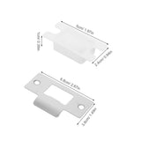 10 Sets Stainless Steel Door Knob Back Plates Design Hardware for Home Use V1192-AZ-W-33031