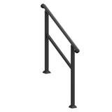 VEVOR Handrails for Outdoor Steps, 2-3 Step Stair Hand Rail & Indoor Railing Kit, Railings for V952-KDJSLZFSHSZW9HILGV0