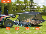 106.6 cm Lawn Sweeper Tow Behind, 12 cu.ft. Large Pull Behind Grass Sweeper, Heavy Duty Leaf & Grass V952-TCSCPQSQHS12E5UTUV0