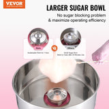 VEVOR Electric Cotton Candy Machine, 1000W Candy Floss Maker, Commercial Cotton Candy Machine with V952-TSMHTJFSWGXMAL5CBV3