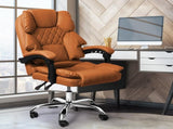 Levede Gaming Chair Office Computer Brown No Footrest OF1037-BR-NOP